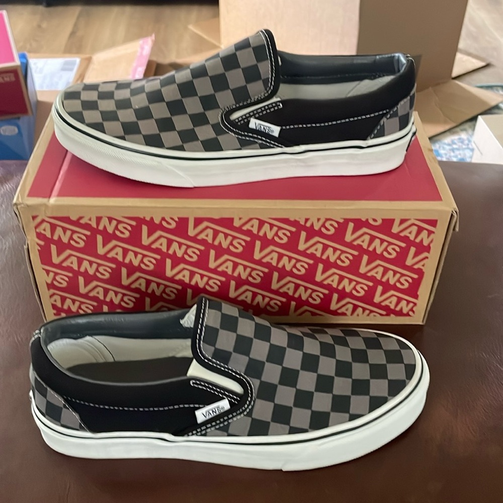 Vans Classic Slip-On Black Womens 9 JKG